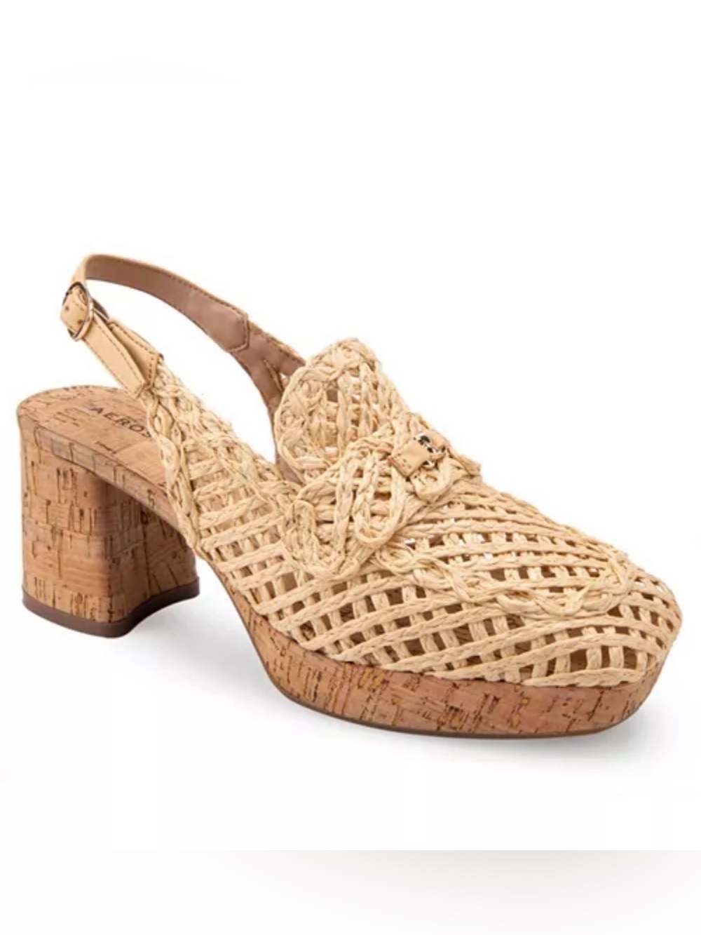 Aerosoles Women’s Santiago Raffia Platform Pumps